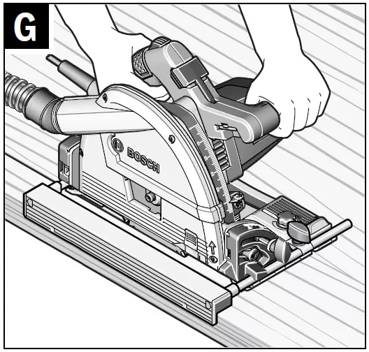 Butée parallèle pour GKT 55 GCE Bosch